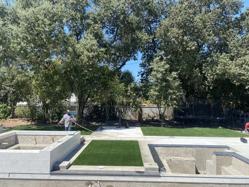 Professional yard maintenance with custom design across Stockton, CA - Yard Creations Landscape Services
