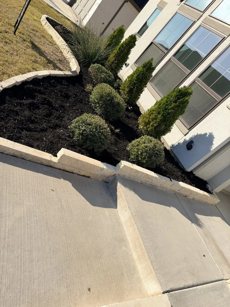 Reliable lawn mowing service for homes in Lantana, TX by Yard Dad Services