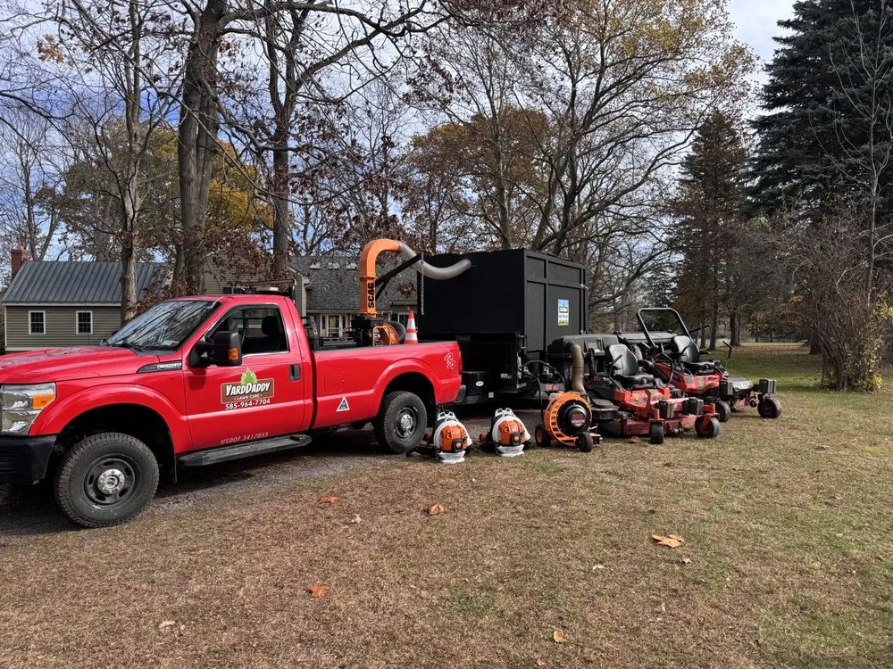 Professional residential landscaping in Hamlin, NY by Yard Daddy