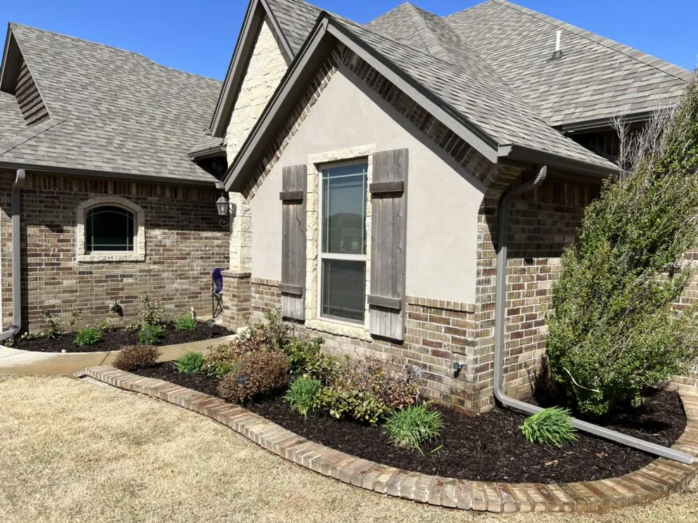 Custom outdoor landscaping for homes across Yukon, OK - Yard Dawgz