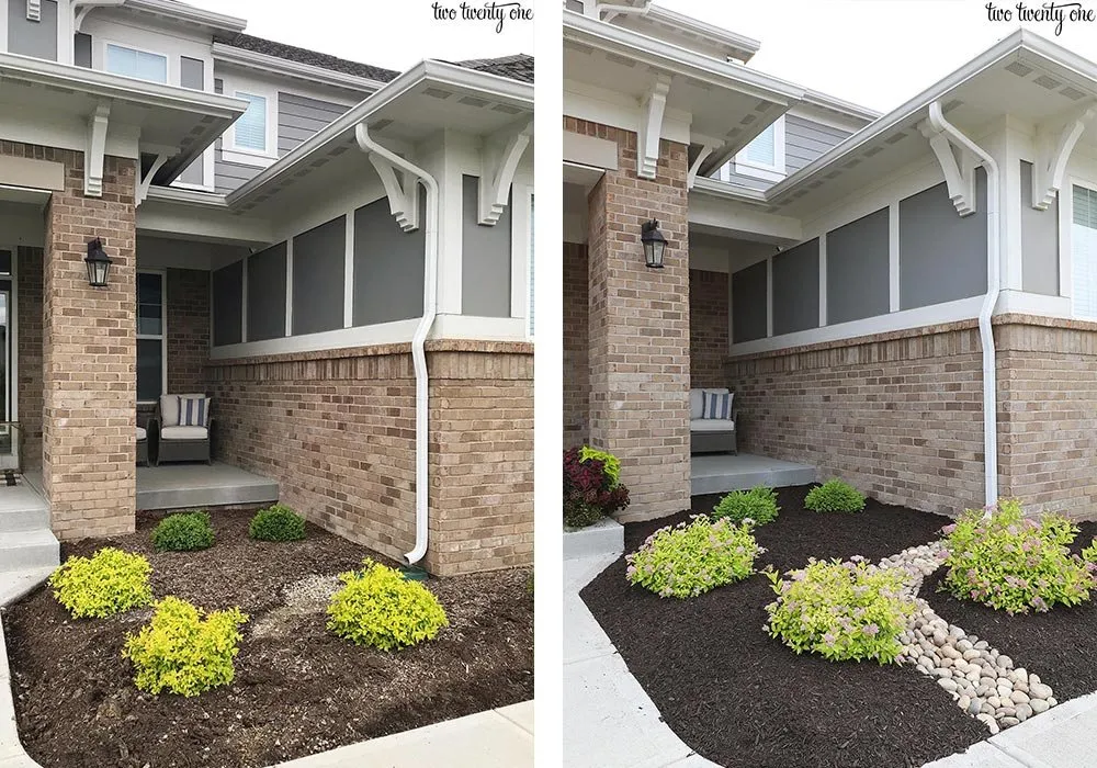 Custom landscape installation for outdoor upgrades in Edinburgh, IN by Yard Doctors