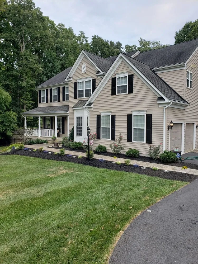 Custom landscape installation in Spotsylvania, VA by Yard Dog Landscaping