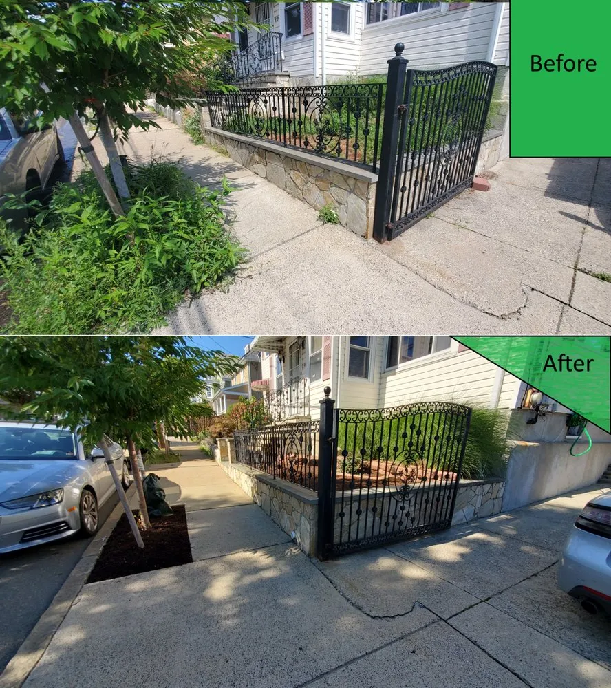 Professional garden landscaping for residential properties in Malden, MA by Yard General AG