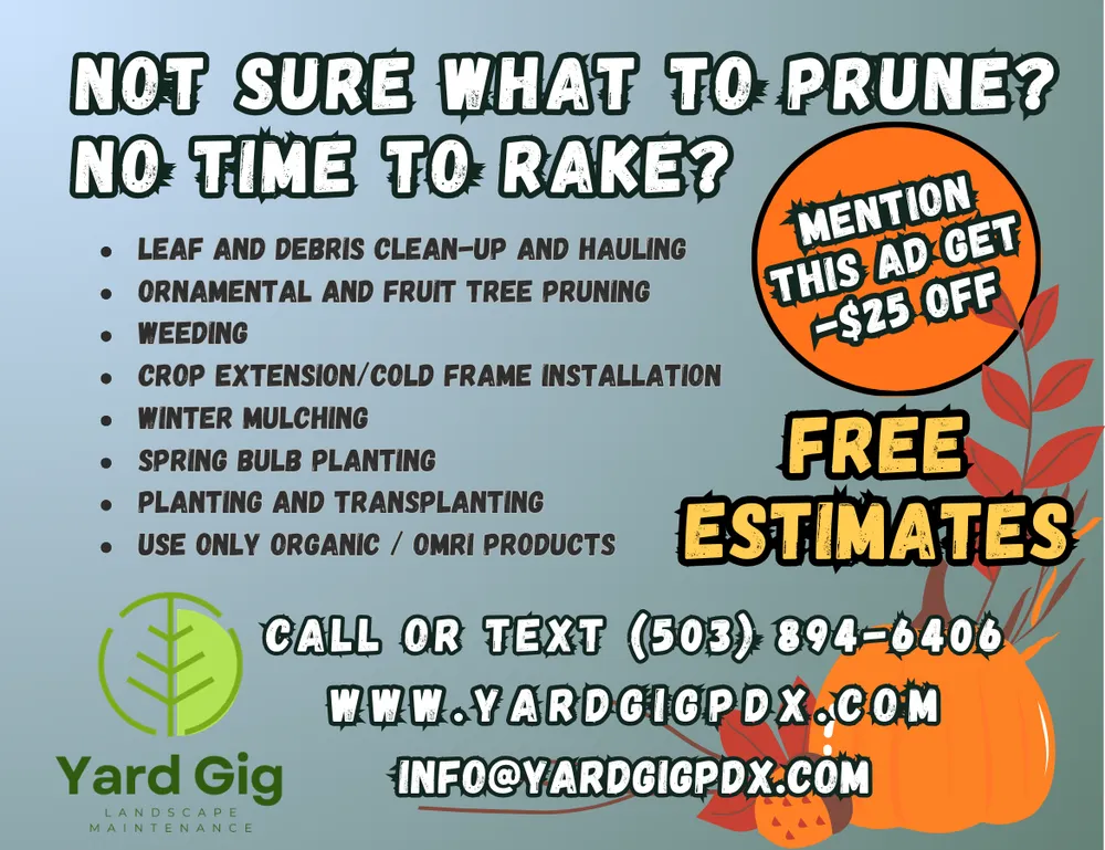 Custom garden landscaping near you in Portland, OR by Yard Gig