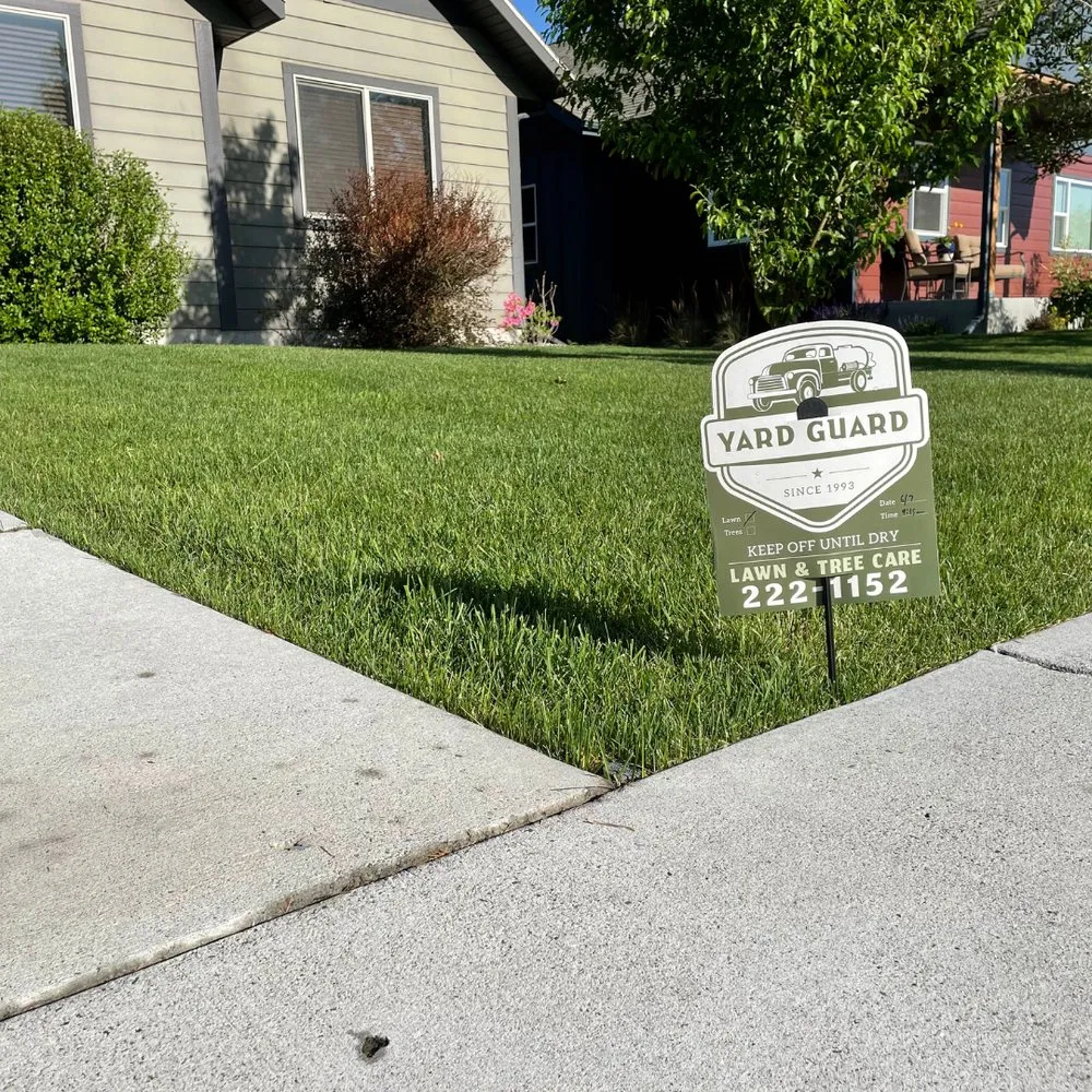 Custom lawn care service in Bozeman, MT by Yard Guard