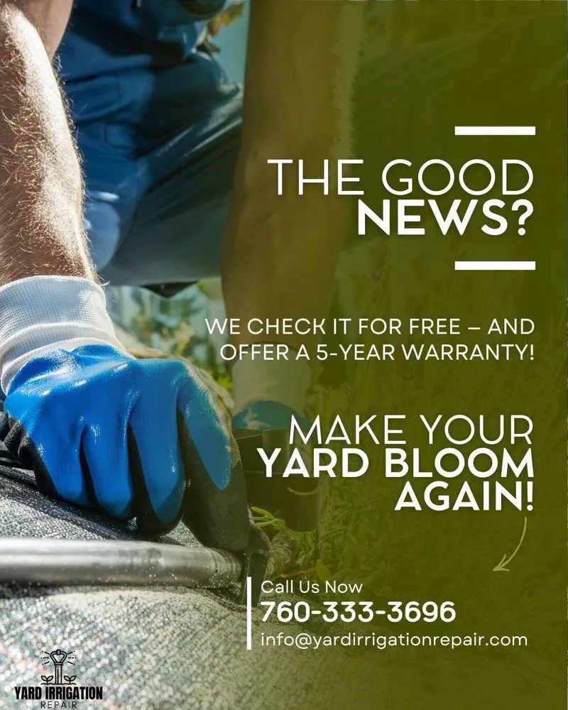 Affordable landscaping services with custom design in Indio, CA by Yard Irrigation Repair