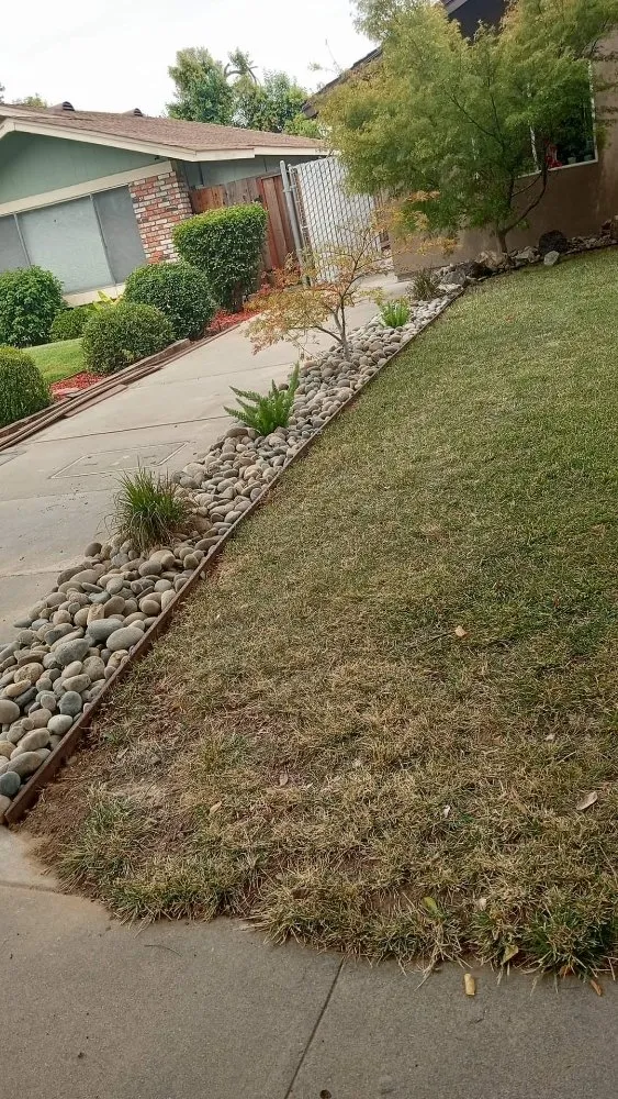 Custom outdoor landscaping for homes in Ceres, CA by Yard Maintenance Clean Up