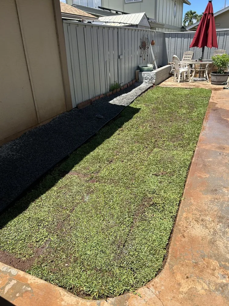 Custom residential landscaping in Ewa Beach, HI by Yard Man Hawaii