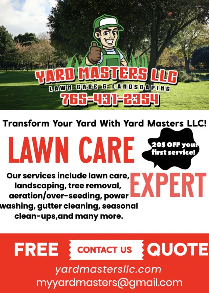 Expert residential landscaping in Kokomo, IN by Yard Masters