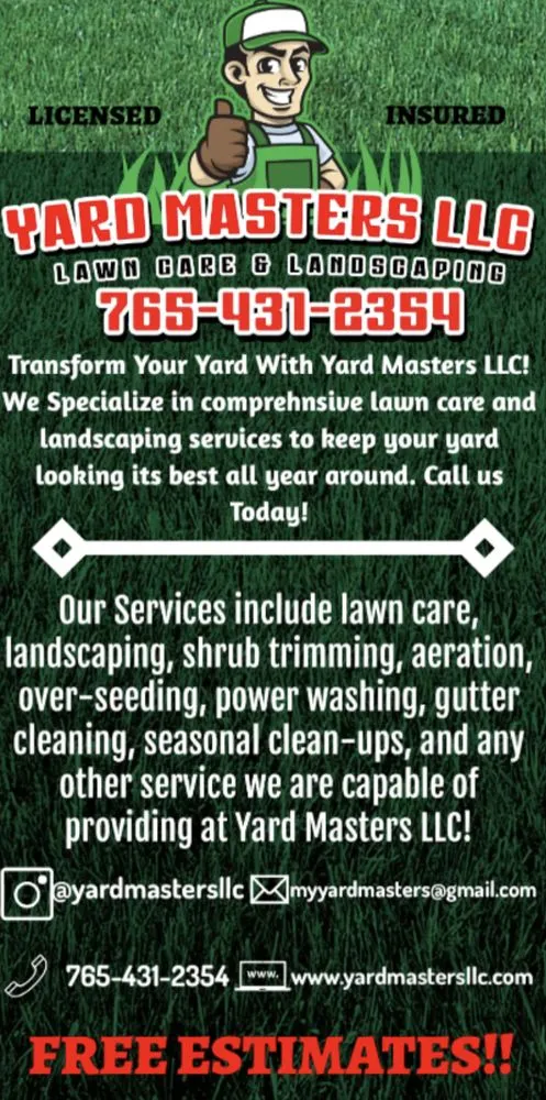 Expert outdoor landscaping in Kokomo, IN - Yard Masters