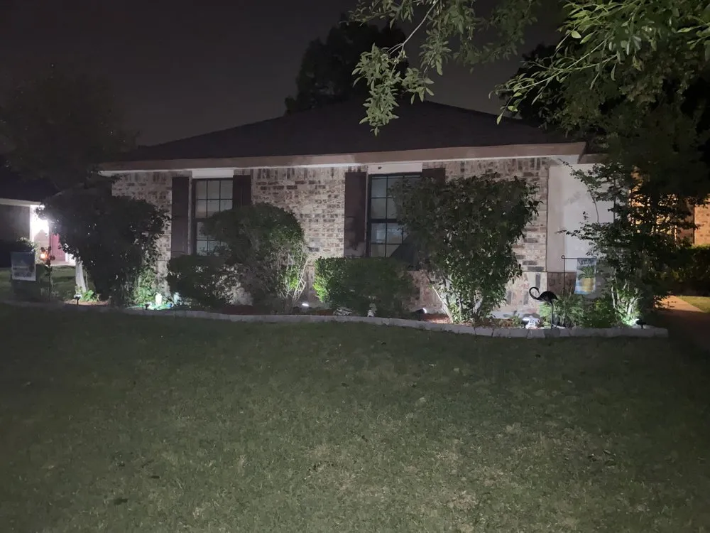 Professional garden landscaping for residential properties in Garland, TX by Yard Medic