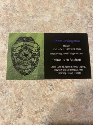 Yard Patrol Lawn Care Logo