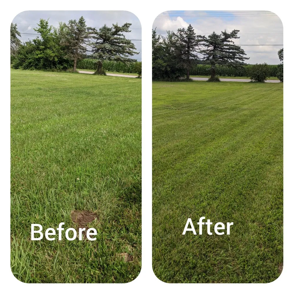 Custom garden landscaping in Silver Lake, IN by Yard Servants