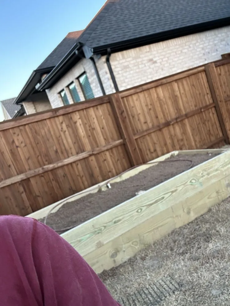 Custom landscape installation in Corinth, TX by Yard Service Noris