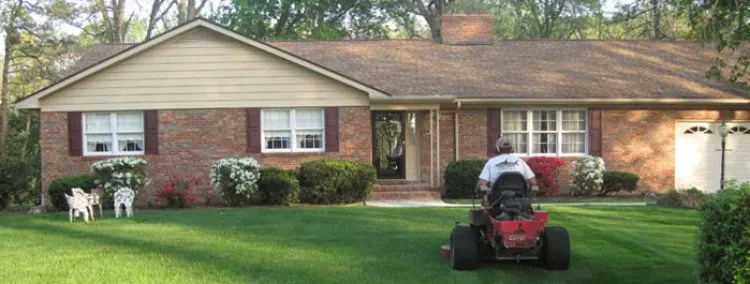 Custom landscape installation with custom design in Georgetown, DE by Yard Shark