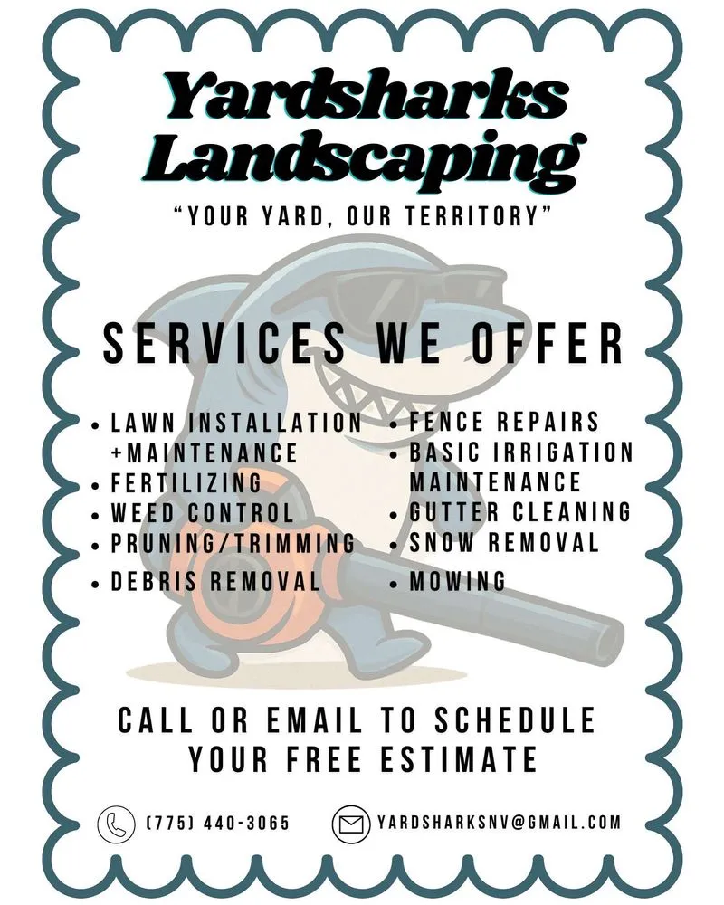 Local residential landscaping in Reno, NV - Yard Sharks