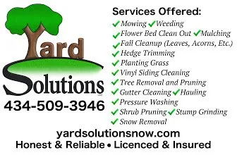 Reliable yard maintenance for homes across Amherst, VA - Yard Solutions