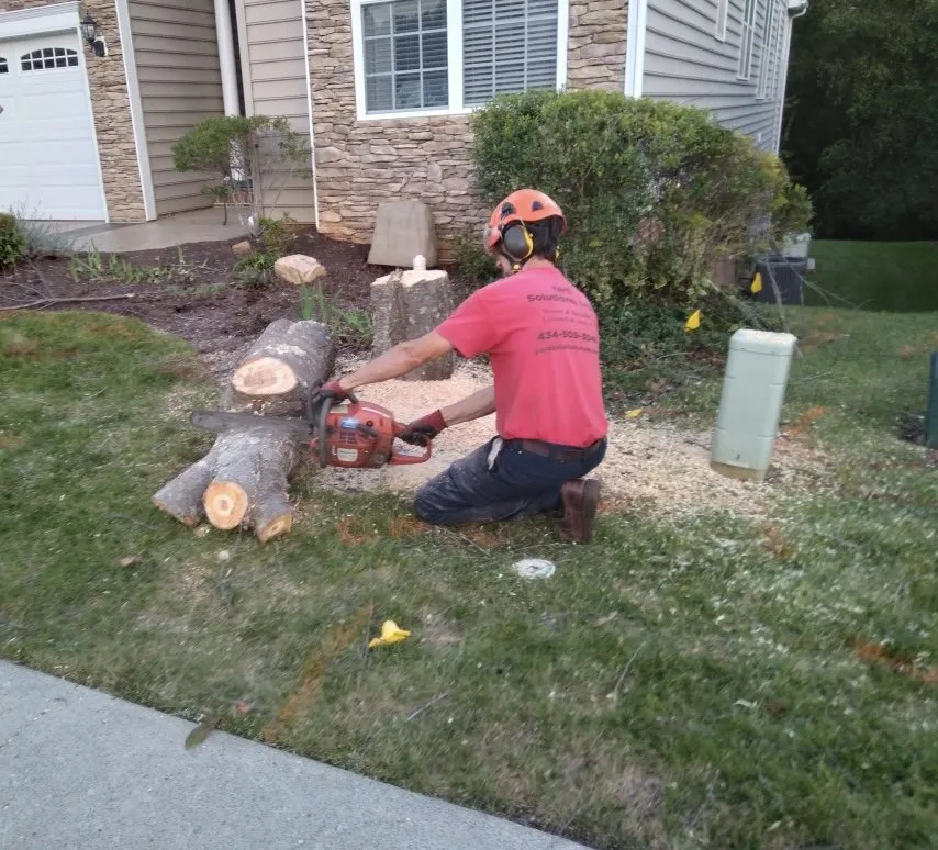 Local lawn mowing service for homes in Amherst, VA by Yard Solutions