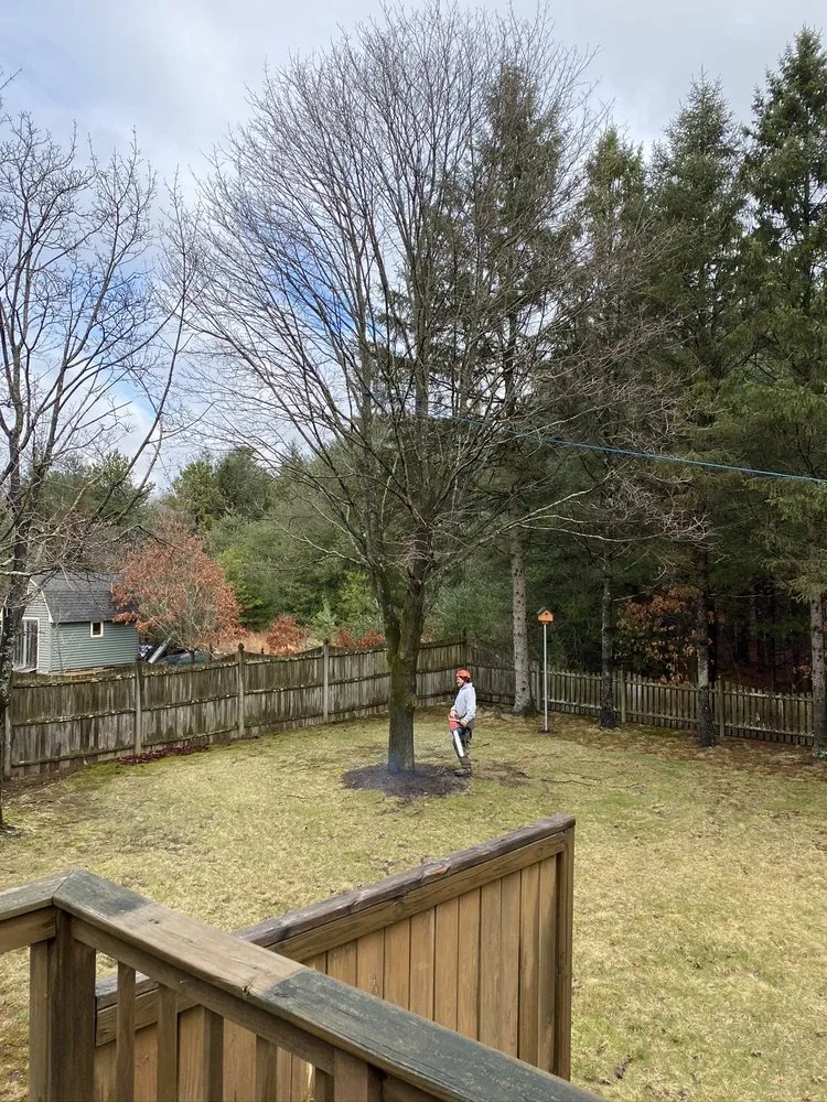 Custom landscaping services for homes in Johnston, RI by Yard Stick Inc.