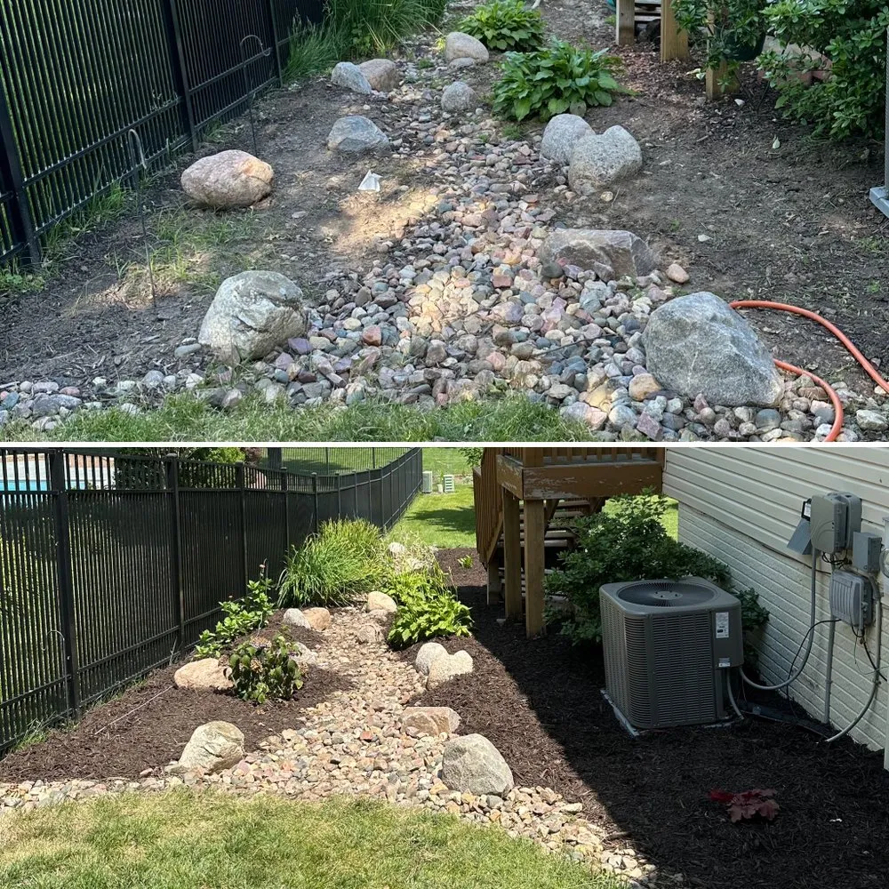 Professional landscape installation for beautiful yards in Omaha, NE by Yard Transformations