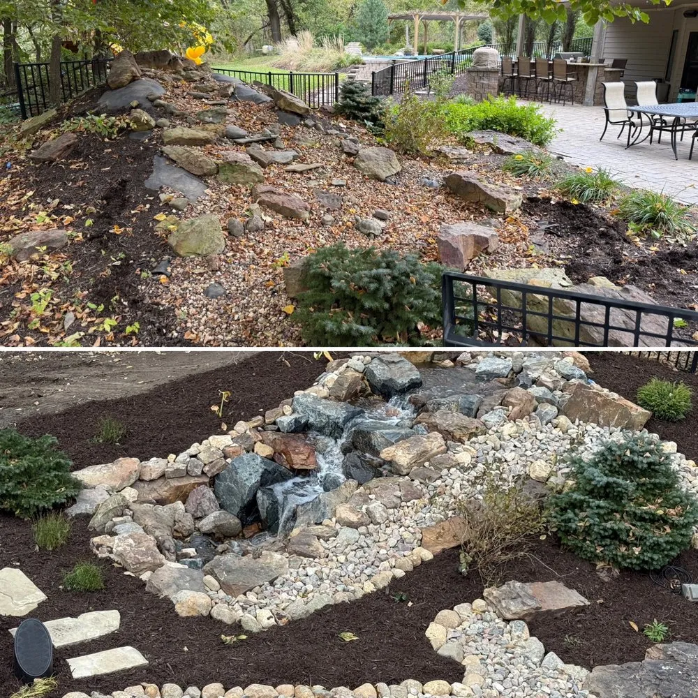 Professional outdoor landscaping in Omaha, NE - Yard Transformations