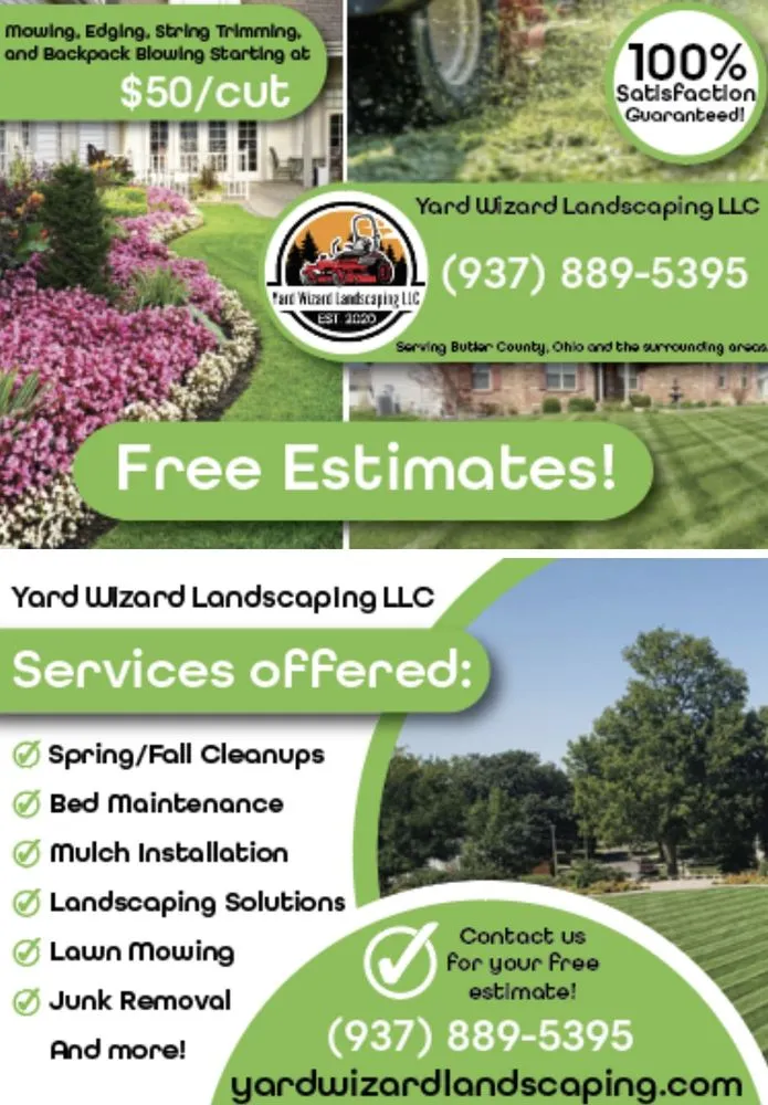 Trusted lawn mowing service in Monroe, OH - Yard Wizard Landscaping