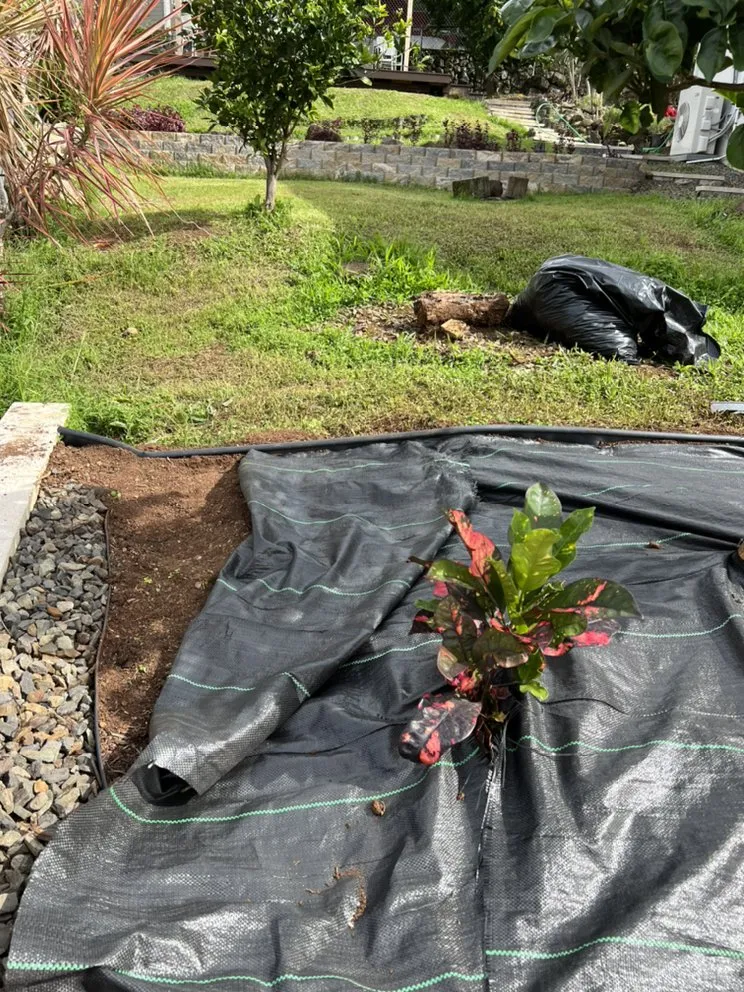 Custom residential landscaping in Kaneohe, HI by Yard Work Handy Man