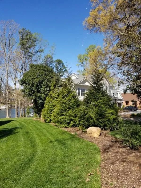Professional yard maintenance for year-round maintenance across Cornelius, NC - Yard Works Landscaping & Irrigation