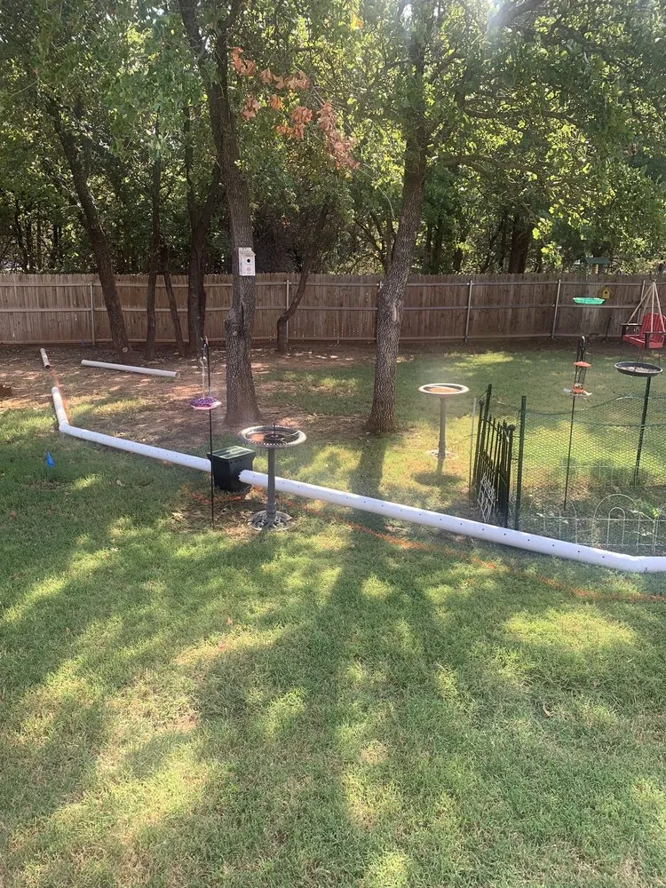 Professional yard cleanup service in Guthrie, OK by Yard Worx and Materials