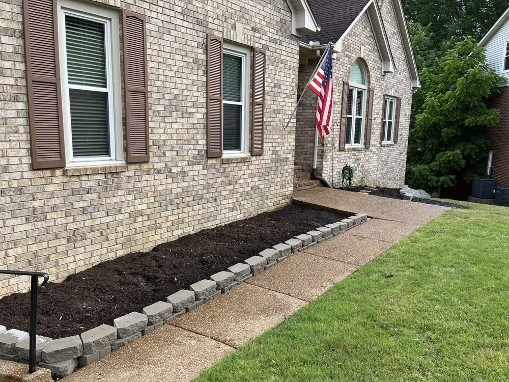 Local landscape installation in Dickson, TN by Yard Yeti