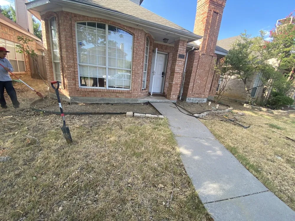 Custom garden landscaping in Lewisville, TX - YardaBella