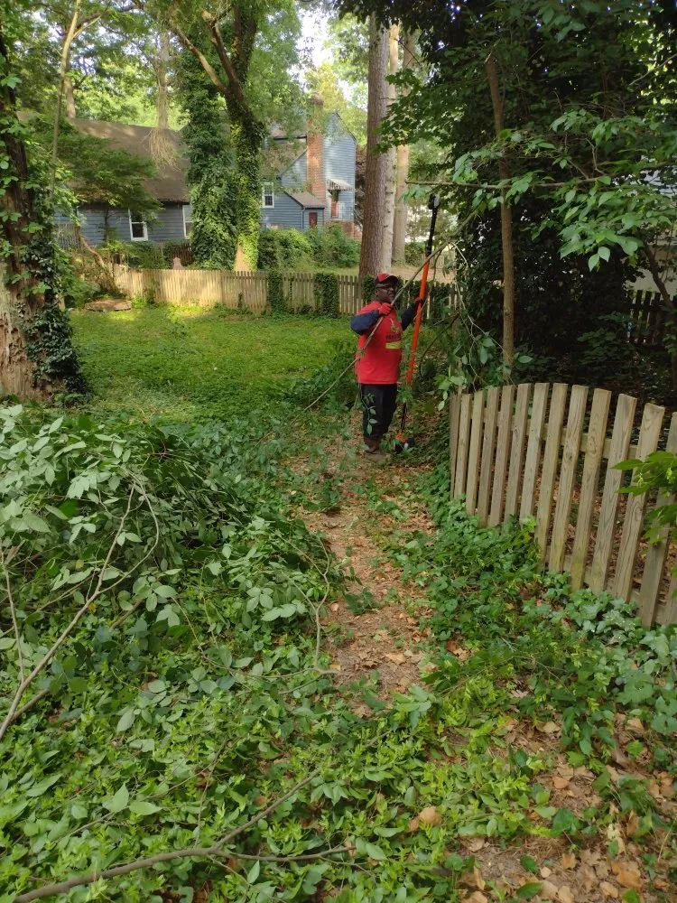 Custom garden landscaping in Richmond, VA by YardBirds Property Maintenance