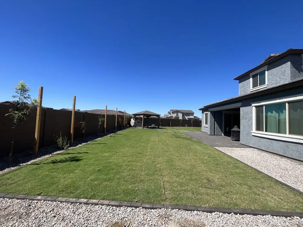 Custom lawn mowing service in Gilbert, AZ by YardEscape