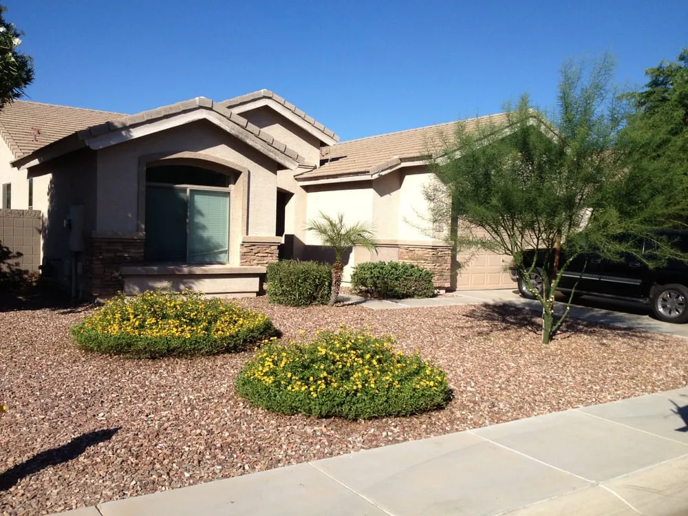 Expert yard maintenance with custom design in Surprise, AZ by Yardfellaz Landscaping LLC