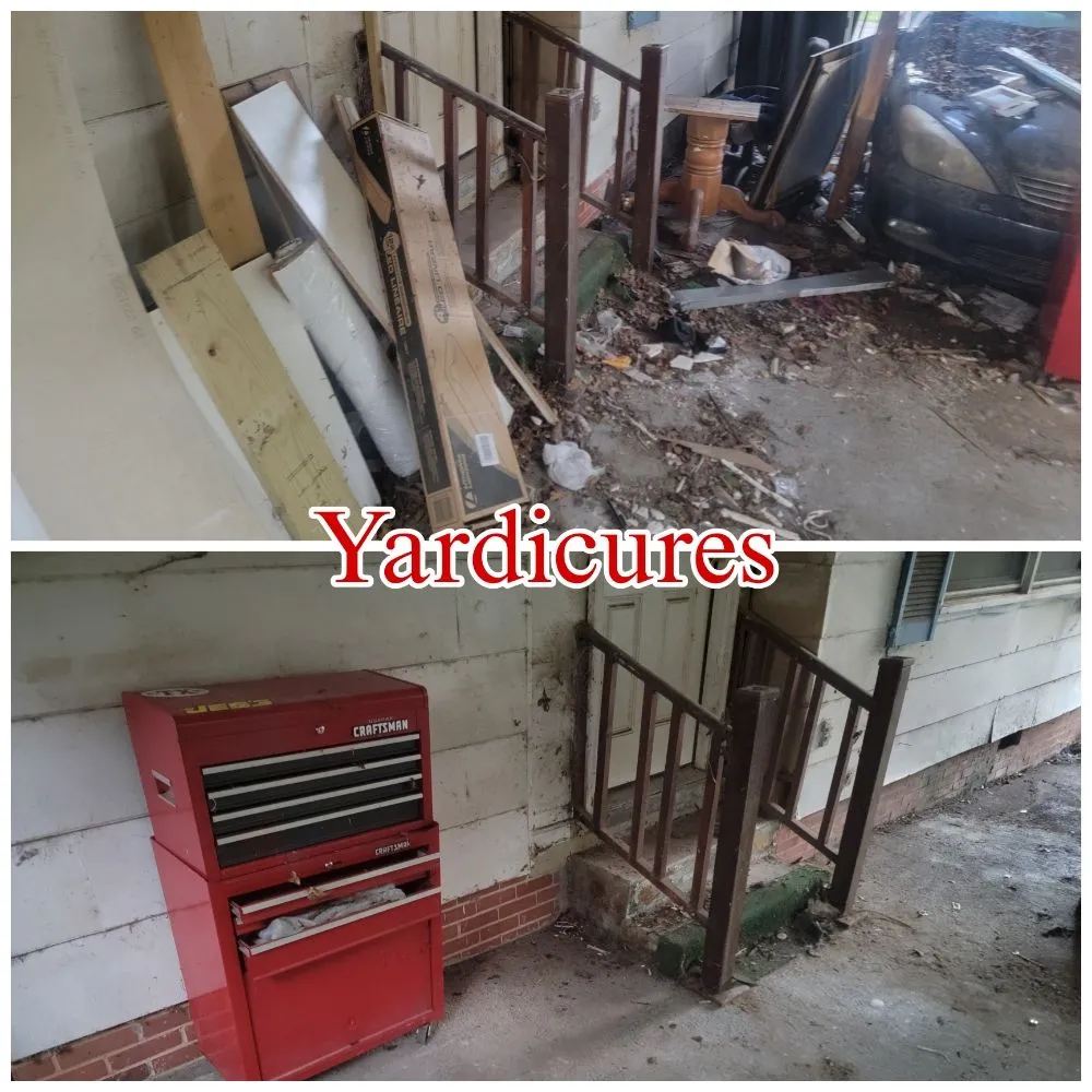 Custom yard cleanup service in Fayetteville, NC by Yardicures