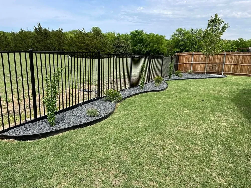 Custom lawn mowing service for homes in Tulsa, OK by Yardline Property Services