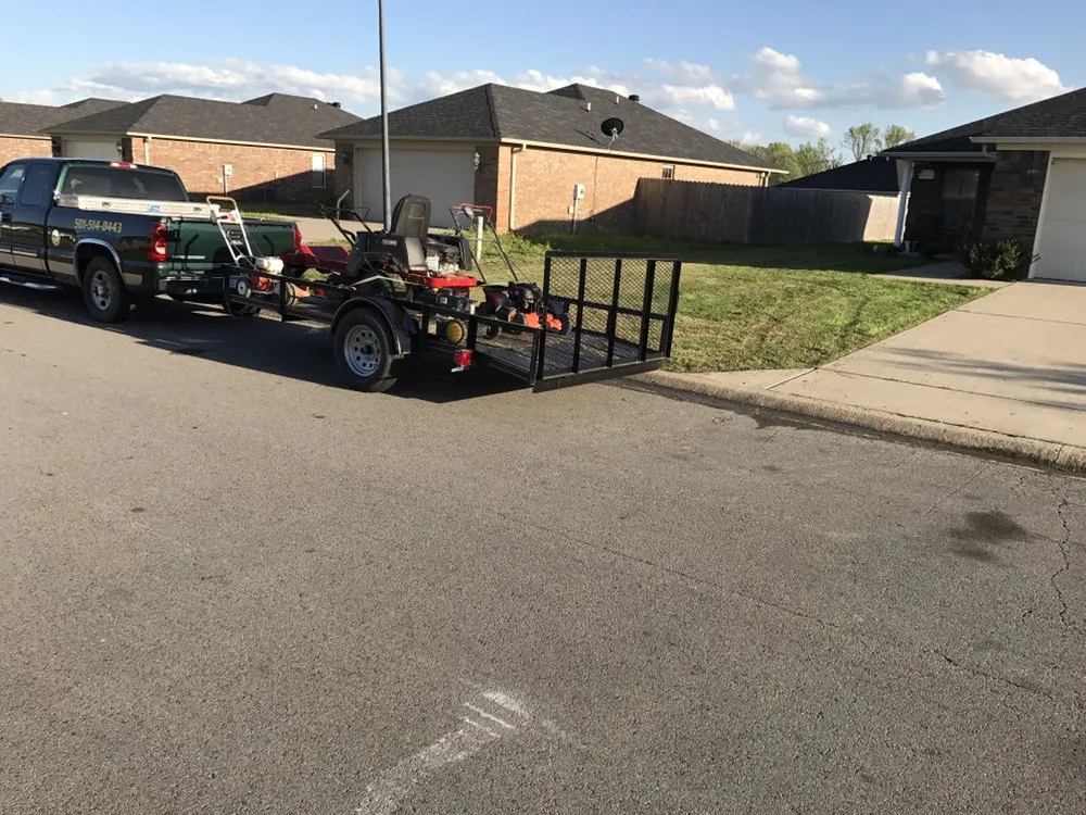 Custom outdoor landscaping for homes in Conway, AR by Yardman Johnson Lawn Care Services