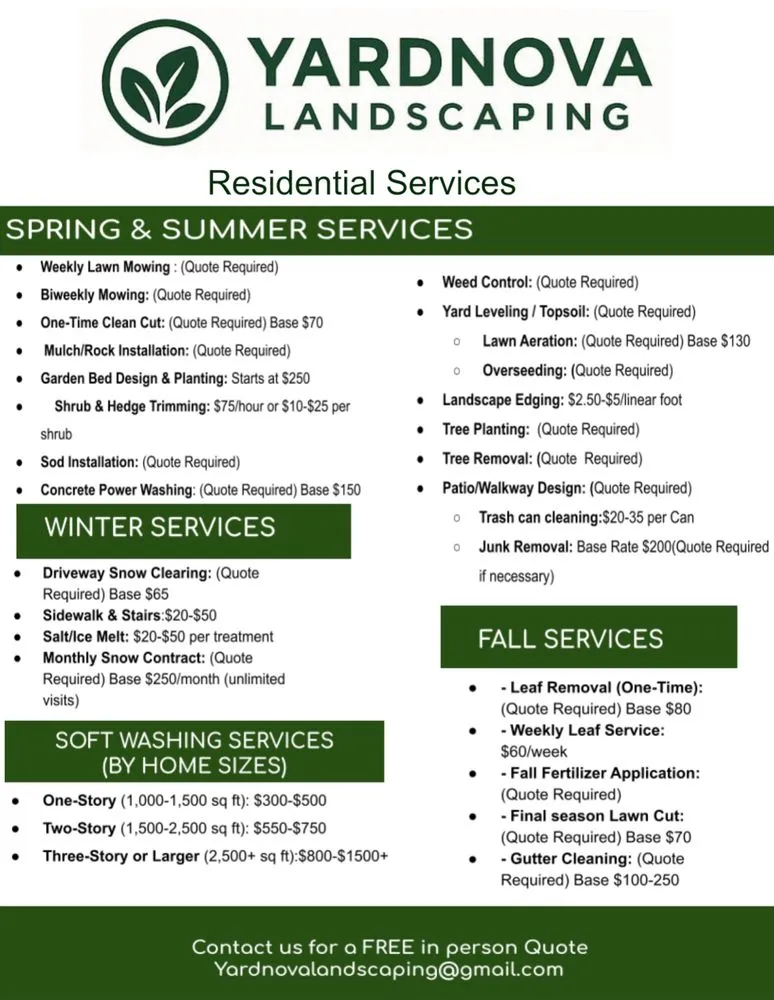 Professional lawn care service in Mchenry, IL - Yardnova Landscaping