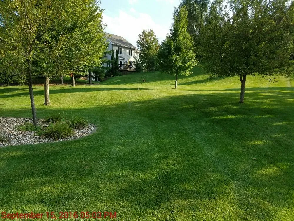 Custom lawn mowing service for residential properties across Iowa City, IA - YARDS by Wes