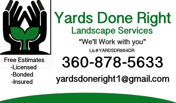 Local landscape design in Olympia, WA - Yards Done Right