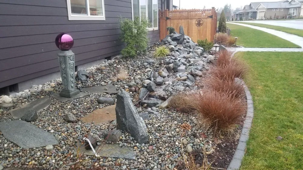 Custom garden landscaping near you in Olympia, WA by Yards Done Right