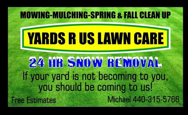 Yards R Us Lawn Care Logo