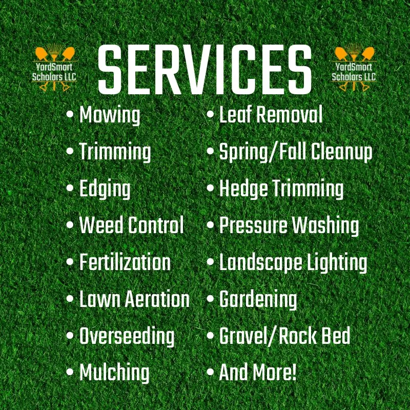 Professional lawn mowing service experts serving Johnstown, PA - YardSmart Scholars