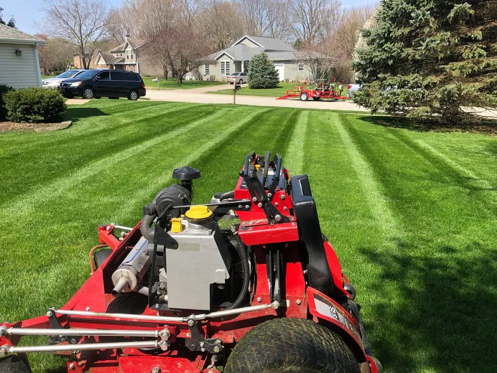 Expert yard cleanup service for residential properties in Fishers, IN by Yardvarks Lawn Care