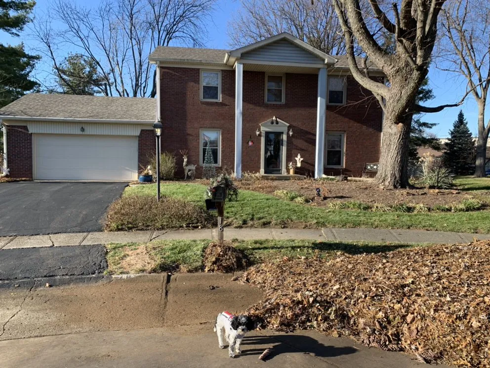 Custom garden landscaping in Fishers, IN by Yardvarks Lawn Care