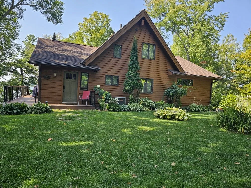 Professional garden landscaping for beautiful yards in Minong, WI by Yardwork Lawn Care Services