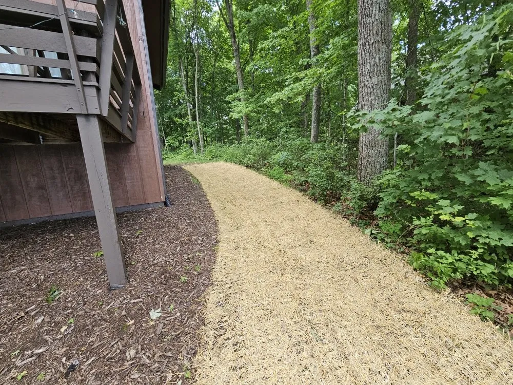 Custom landscape installation in Minong, WI by Yardwork Lawn Care Services