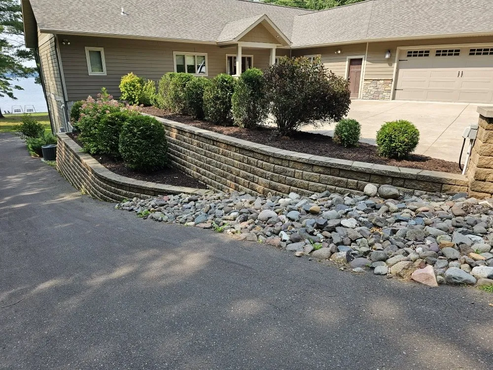 Trusted landscape design for residential properties in Minong, WI by Yardwork Lawn Care Services