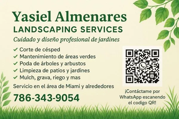 Yasiel Almenares Landscaping Services