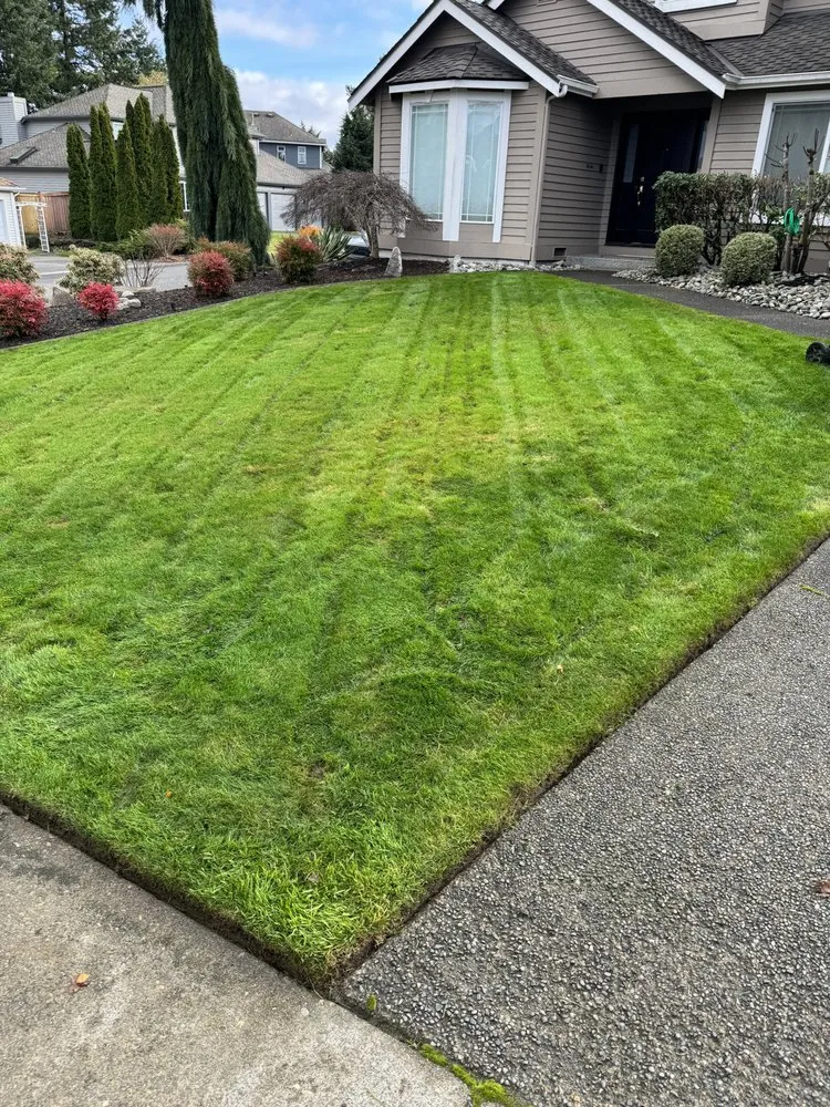 Custom outdoor landscaping in Kent, WA by Yaya Lawn Care Services